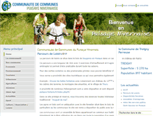 Tablet Screenshot of comcom-puisayenivernaise.fr